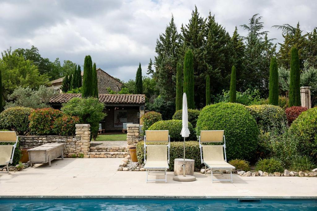 Hotel La Ferme De La Huppe Gordes Exterior foto